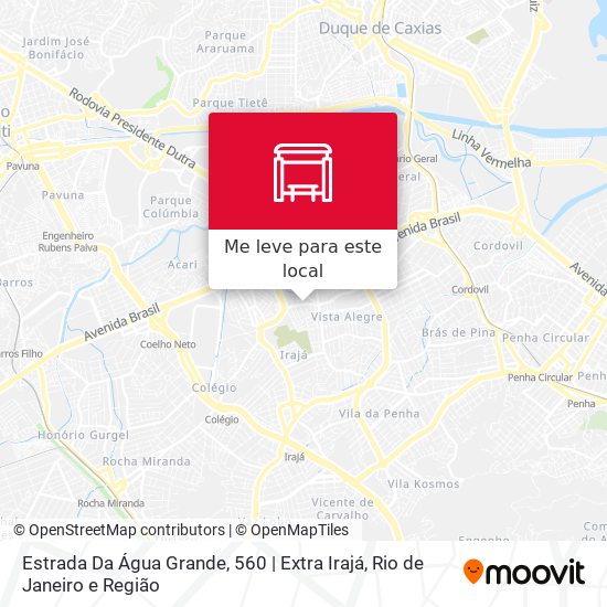 Estrada Da Água Grande, 560 | Extra Irajá mapa