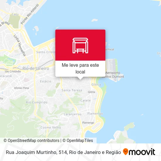 Rua Joaquim Murtinho, 514 mapa