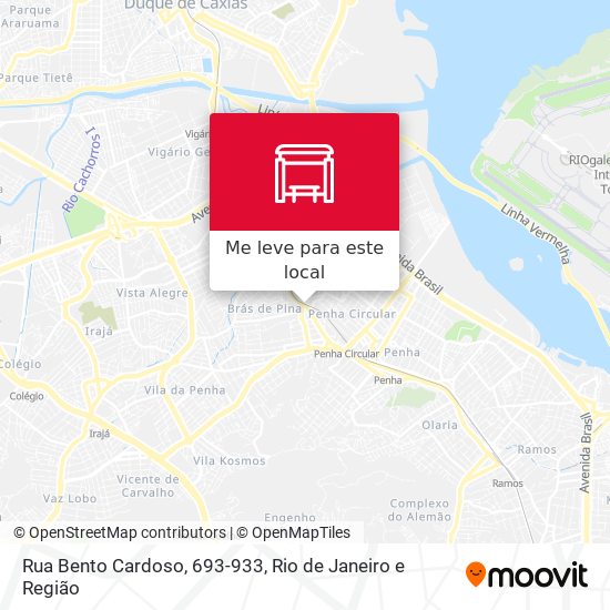 Rua Bento Cardoso, 693-933 mapa