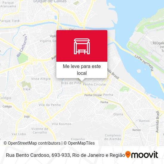 Rua Bento Cardoso, 693-933 mapa