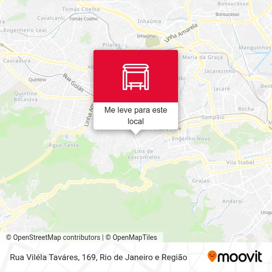 Rua Viléla Taváres, 169 mapa