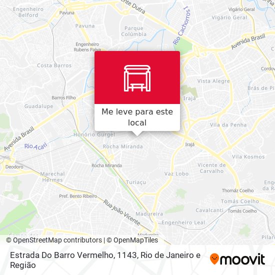 Estrada Do Barro Vermelho, 1143 mapa