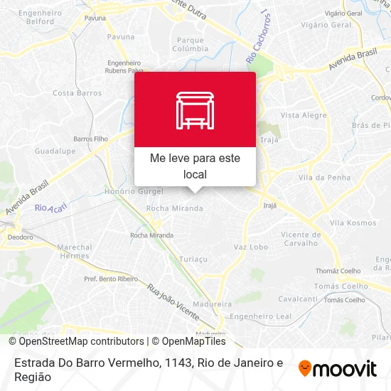 Estrada Do Barro Vermelho, 1143 mapa