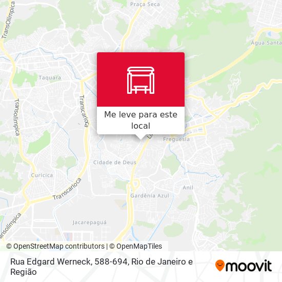Rua Edgard Werneck, 588-694 mapa