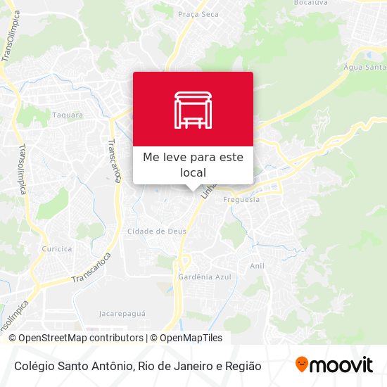Colégio Santo Antônio mapa