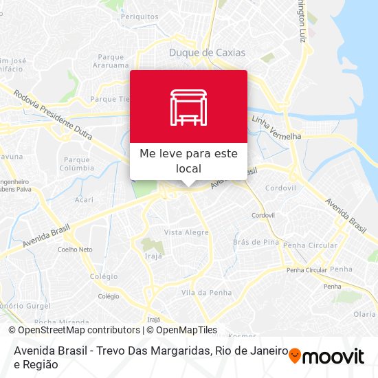 Avenida Brasil - Trevo Das Margaridas mapa