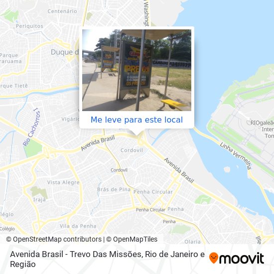 Avenida Brasil - Trevo Das Missões mapa