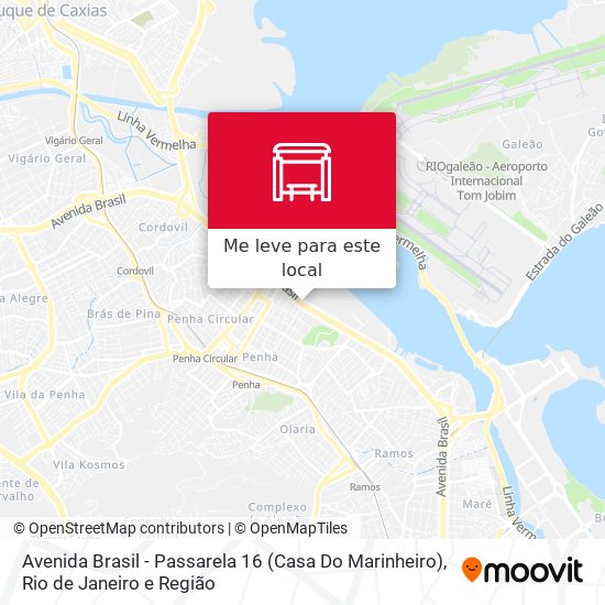 Avenida Brasil - Passarela 16 (Casa Do Marinheiro) mapa