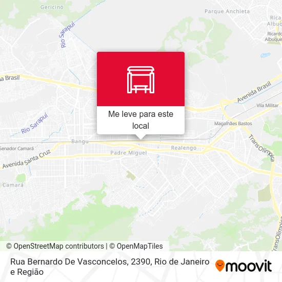 Rua Bernardo De Vasconcelos, 2390 mapa