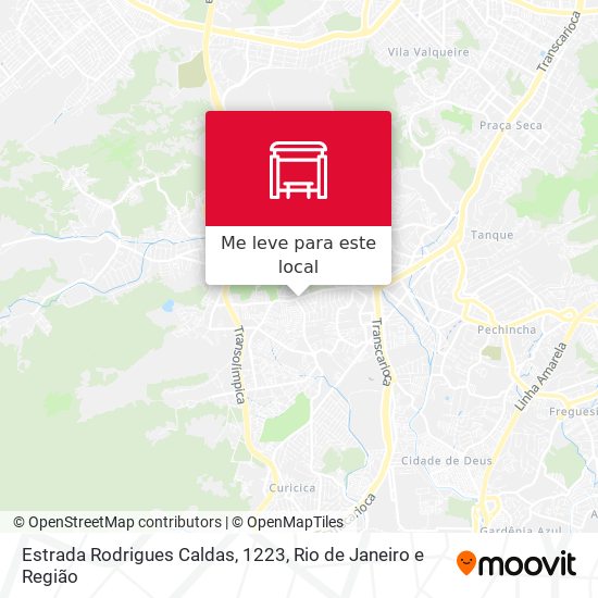 Estrada Rodrigues Caldas, 1223 mapa