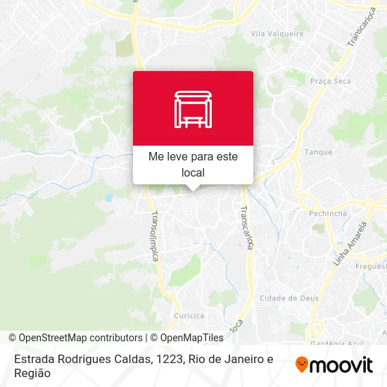 Estrada Rodrigues Caldas, 1223 mapa