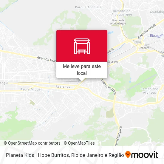 Planeta Kids | Hope Burritos mapa