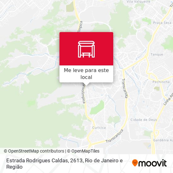 Estrada Rodrigues Caldas, 2613 mapa