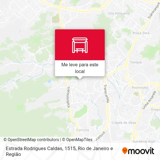 Estrada Rodrigues Caldas, 1515 mapa