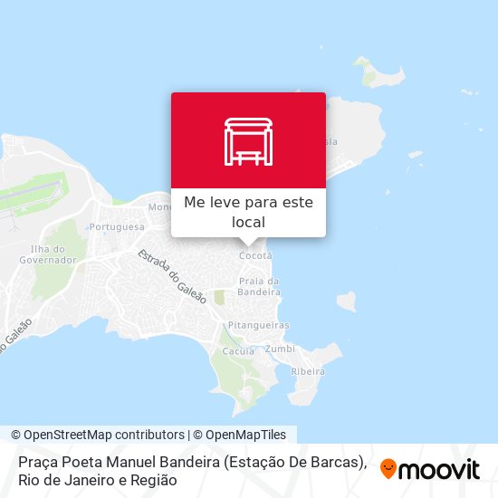 Praça Poeta Manuel Bandeira (Estação De Barcas) mapa