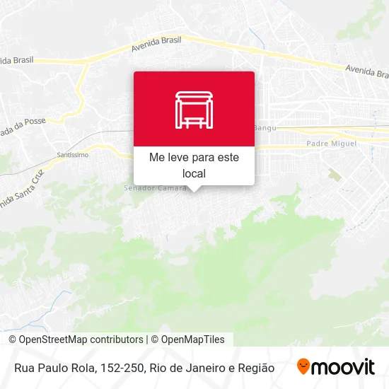 Rua Paulo Rola, 152-250 mapa