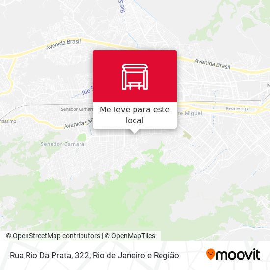 Rua Rio Da Prata, 322 mapa