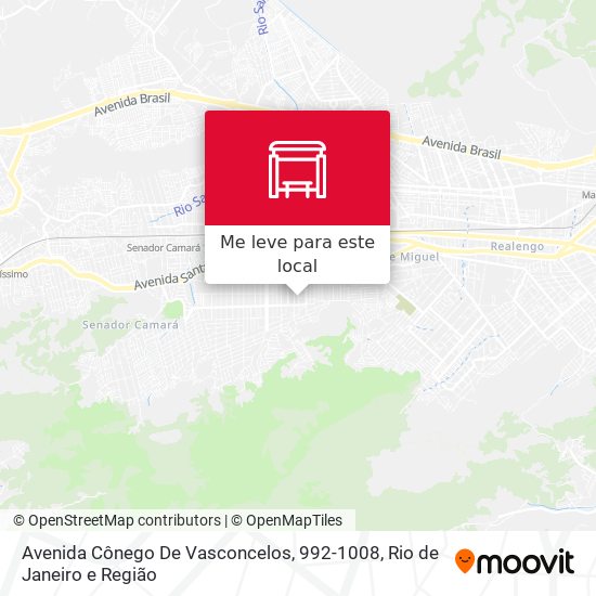 Avenida Cônego De Vasconcelos, 992-1008 mapa