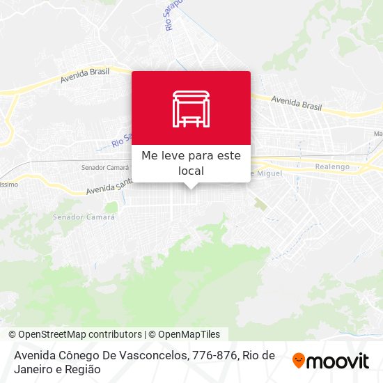 Avenida Cônego De Vasconcelos, 776-876 mapa