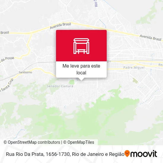 Rua Rio Da Prata, 1656-1730 mapa