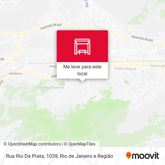 Rua Rio Da Prata, 1039 mapa