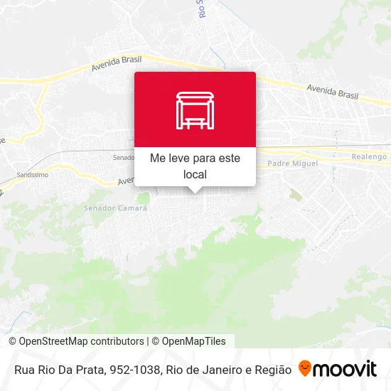 Rua Rio Da Prata, 952-1038 mapa