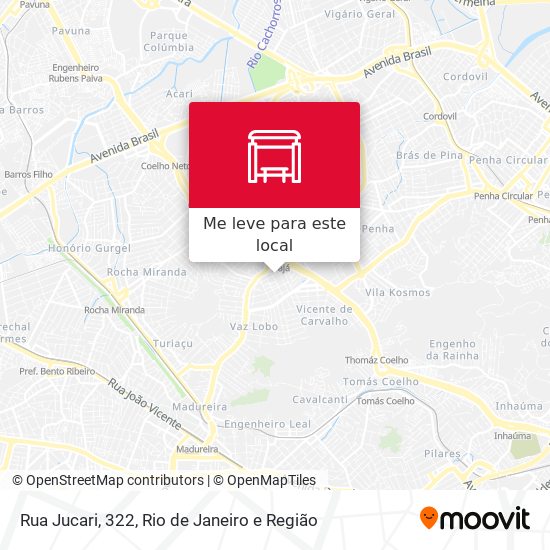 Rua Jucari, 322 mapa