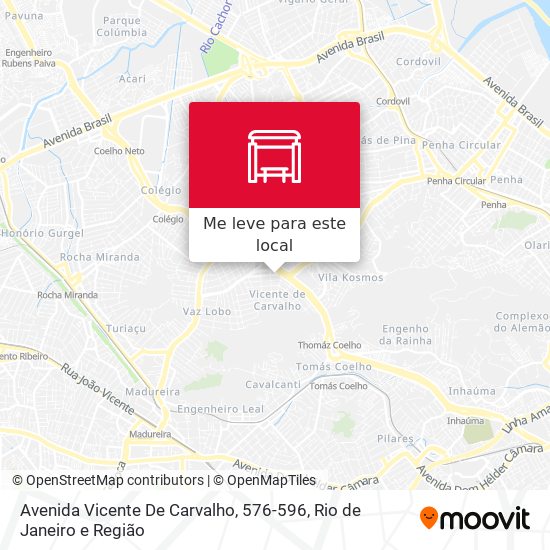 Avenida Vicente De Carvalho, 576-596 mapa