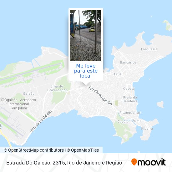 Estrada Do Galeão, 2315 mapa