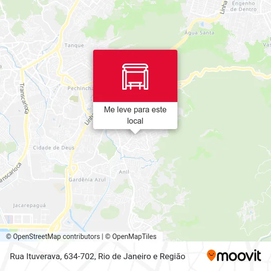 Rua Ituverava, 634-702 mapa