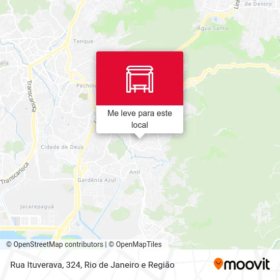Rua Ituverava, 324 mapa