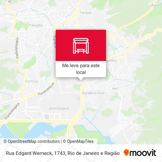 Rua Edgard Werneck, 1743 mapa