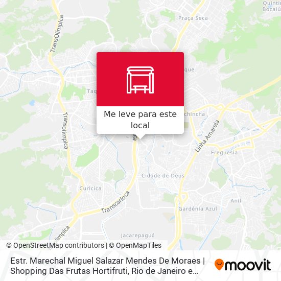 Estr. Marechal Miguel Salazar Mendes De Moraes | Shopping Das Frutas Hortifruti mapa