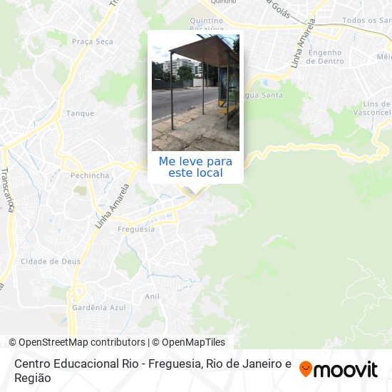 Centro Educacional Rio - Freguesia mapa
