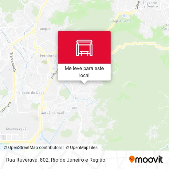 Rua Ituverava, 802 mapa