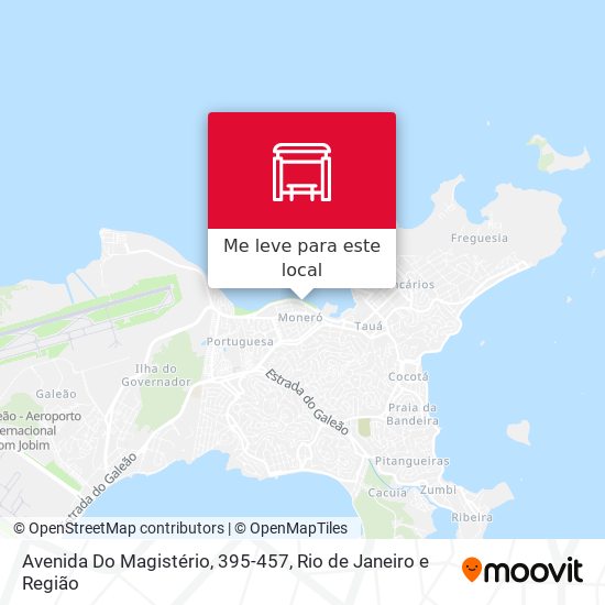 Avenida Do Magistério, 395-457 mapa