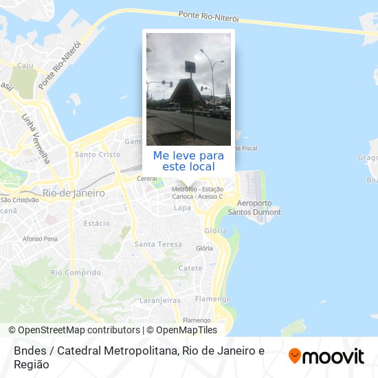Bndes / Catedral Metropolitana mapa