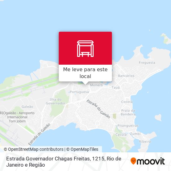 Estrada Governador Chagas Freitas, 1215 mapa