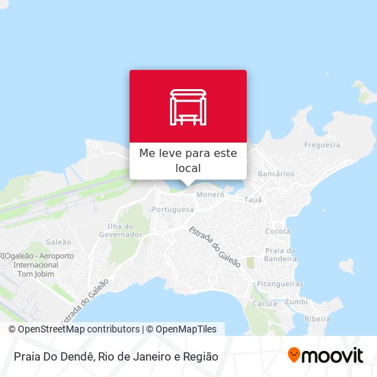 Praia Do Dendê mapa