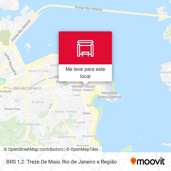 BRS 1,2: Treze De Maio mapa