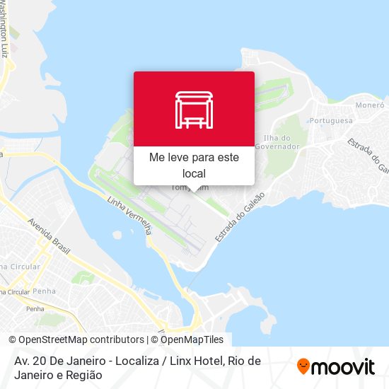 Av. 20 De Janeiro - Localiza / Linx Hotel mapa