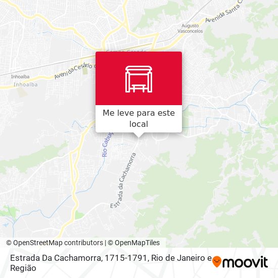 Estrada Da Cachamorra, 1715-1791 mapa