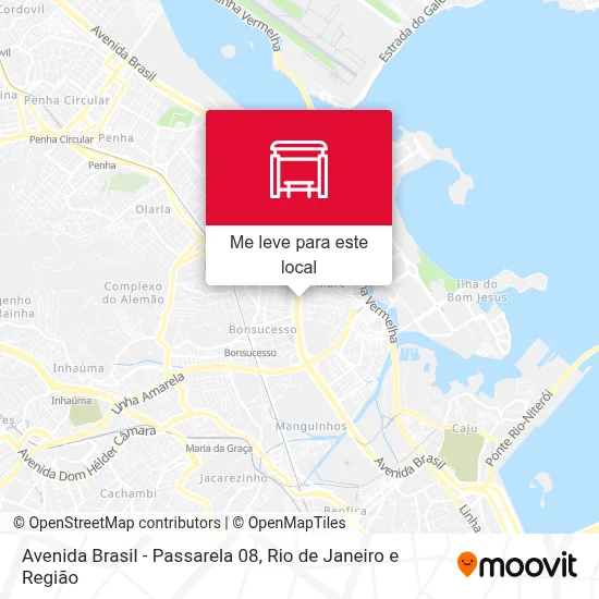 Avenida Brasil - Passarela 08 mapa