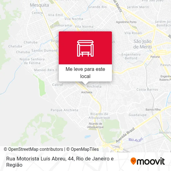 Rua Motorista Luís Abreu, 44 mapa