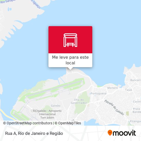 Rua A mapa