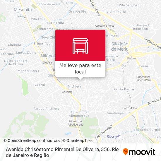 Avenida Chrisóstomo Pimentel De Oliveira, 356 mapa