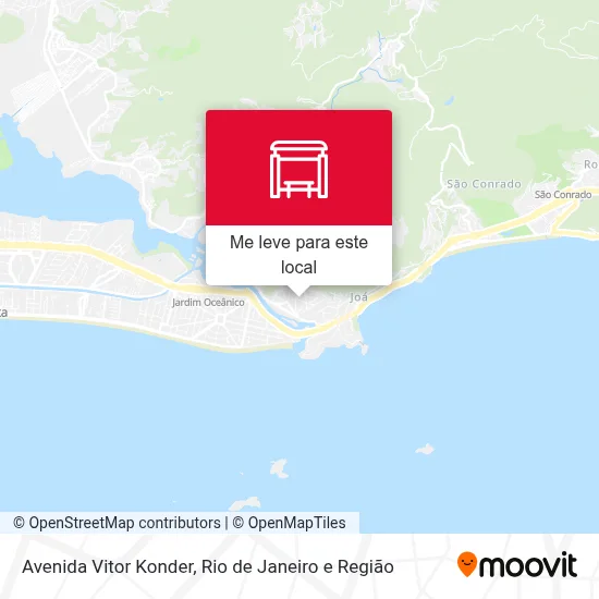 Avenida Vitor Konder mapa
