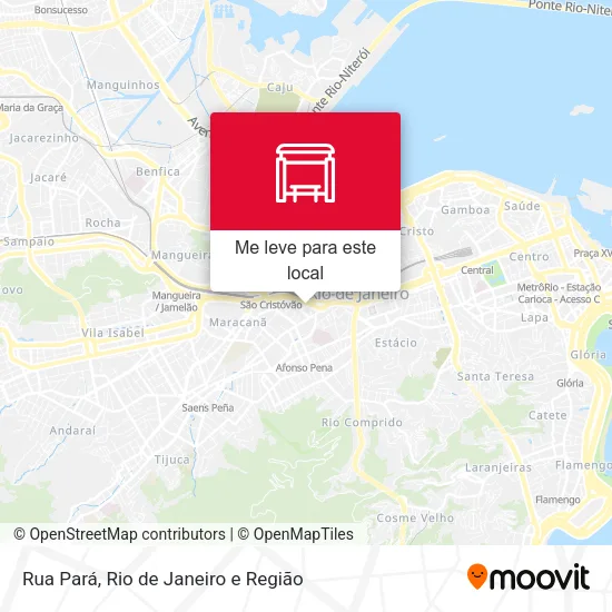 Rua Pará mapa