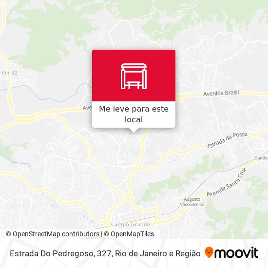 Estrada Do Pedregoso, 327 mapa