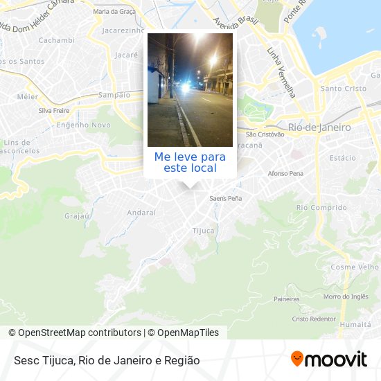 Sesc Tijuca mapa